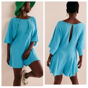 NWT Free People “Free-est” Mona Romper in Tropical Blue 🌴